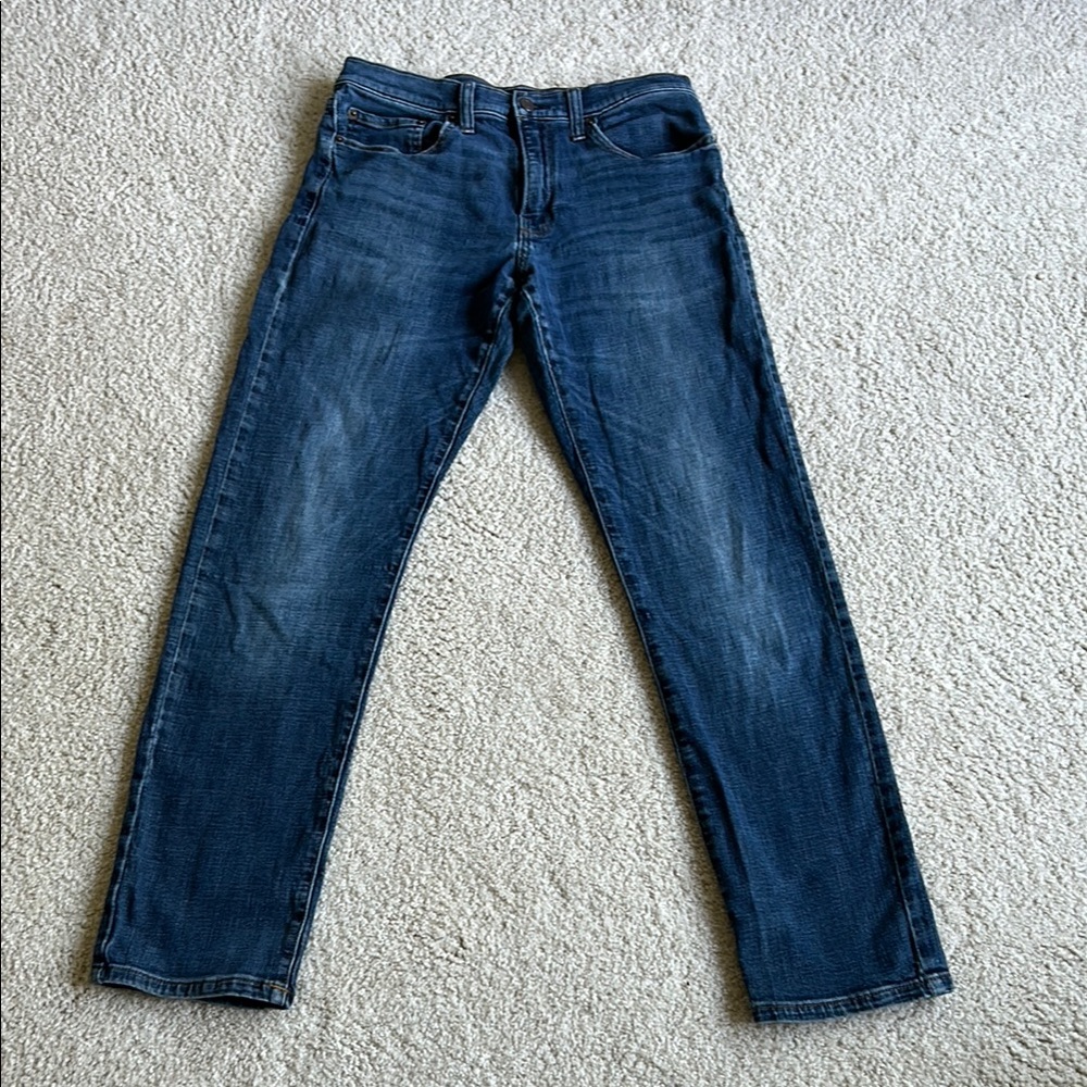 Lucky Brand Blue Skinny Jeans with Lived-In Look